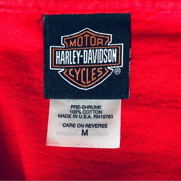 Harley Davidson mens cotton tee shirt, size Medium - Picture 5 of 5